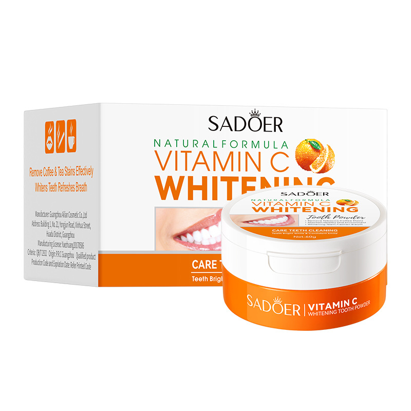 Vitamin C Powder - 60g Vitamin C Teeth Whitening Tooth