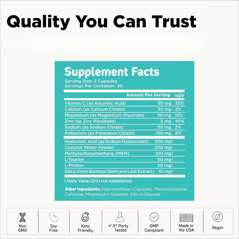 Hyaluronic Acid Supplement Con - Vitamin C Powder review and price