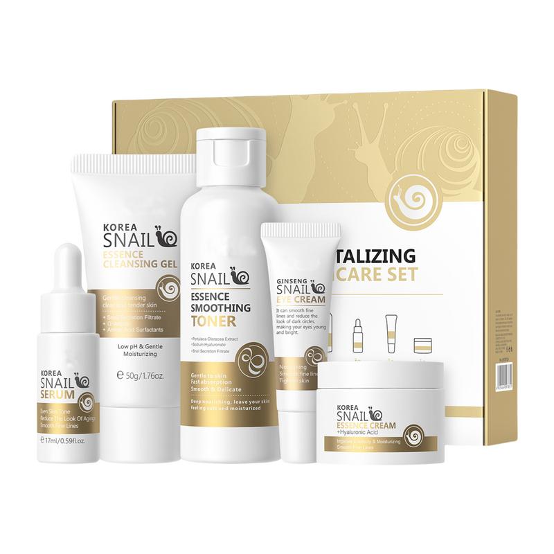 5pcs Snail Collagen Skin Care  - Snail Cream Gel review and price