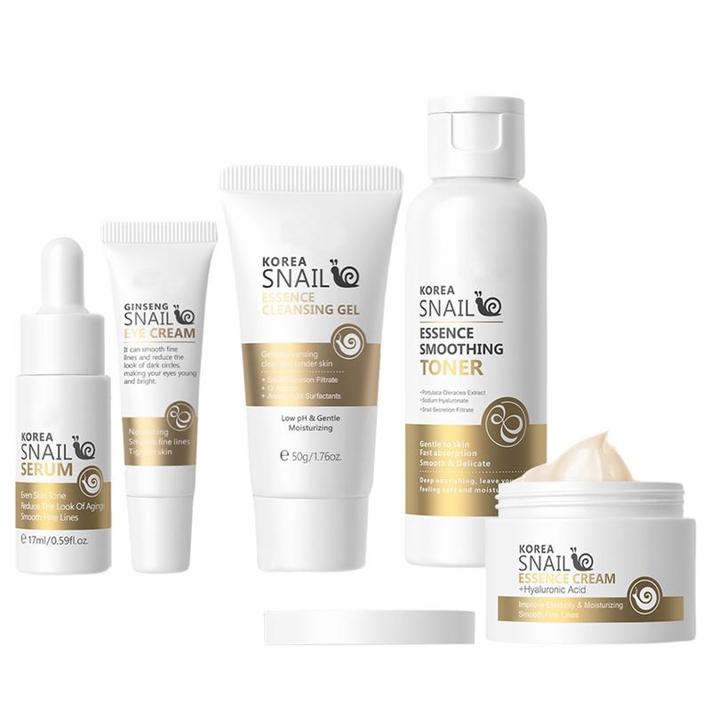 5pcs Snail Collagen Skin Care  - Snail Cream Gel review and price