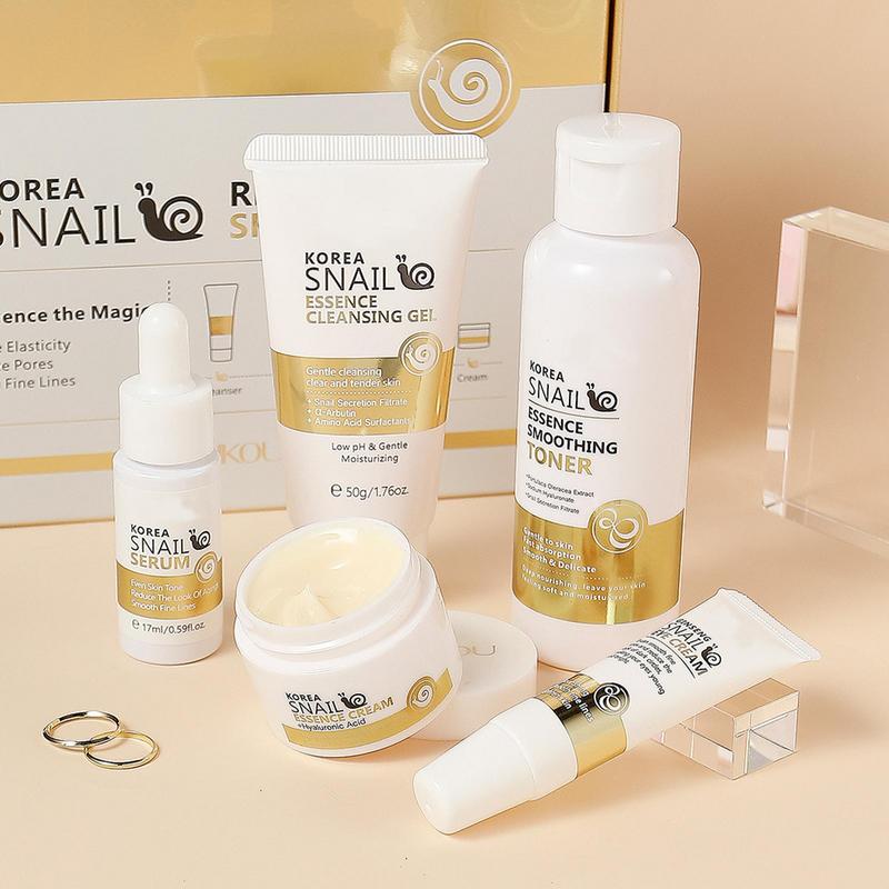 5pcs Snail Collagen Skin Care  - Snail Cream Gel review and price