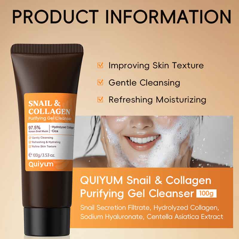 Snail Collagen Face Wash Gentl - Snail Cream Gel review and price