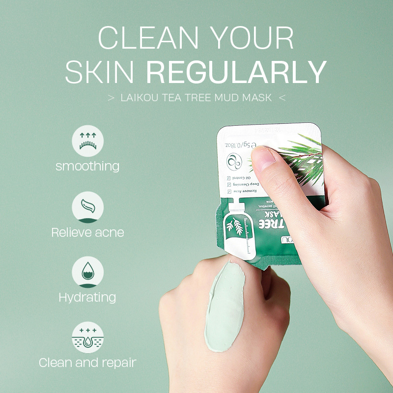 30pcs Tea Tree Mud Mask Deep C - Bentonite Clay Mask review and price