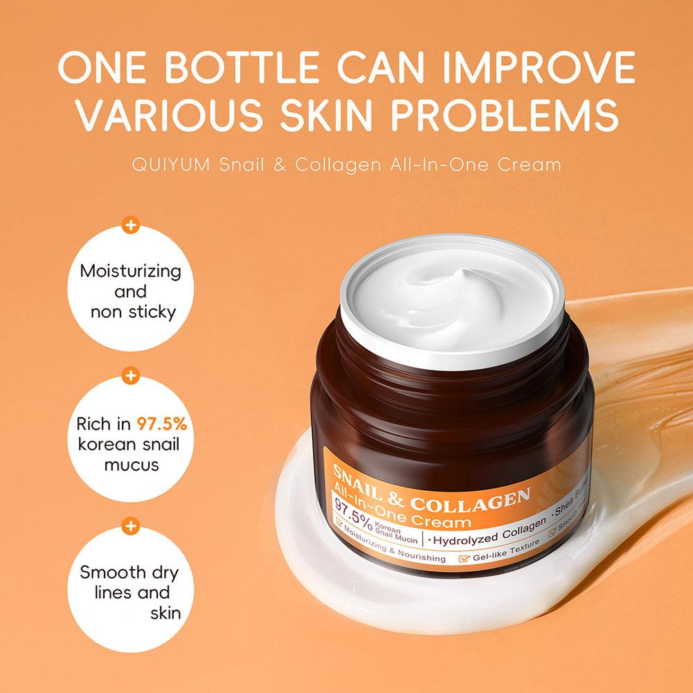Quiyum Snail & Collagen Facial - Snail Cream Gel review and price