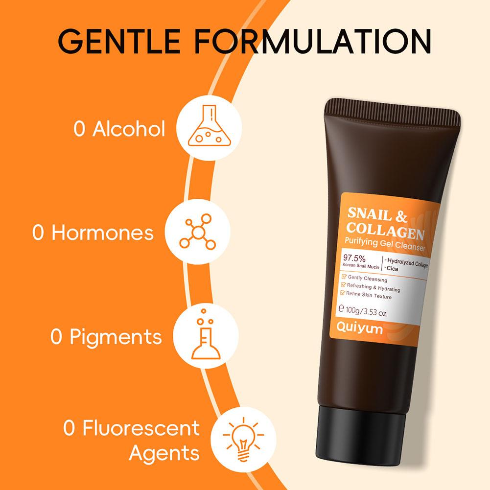 Quiyum Snail & Collagen Facial - Snail Cream Gel review and price