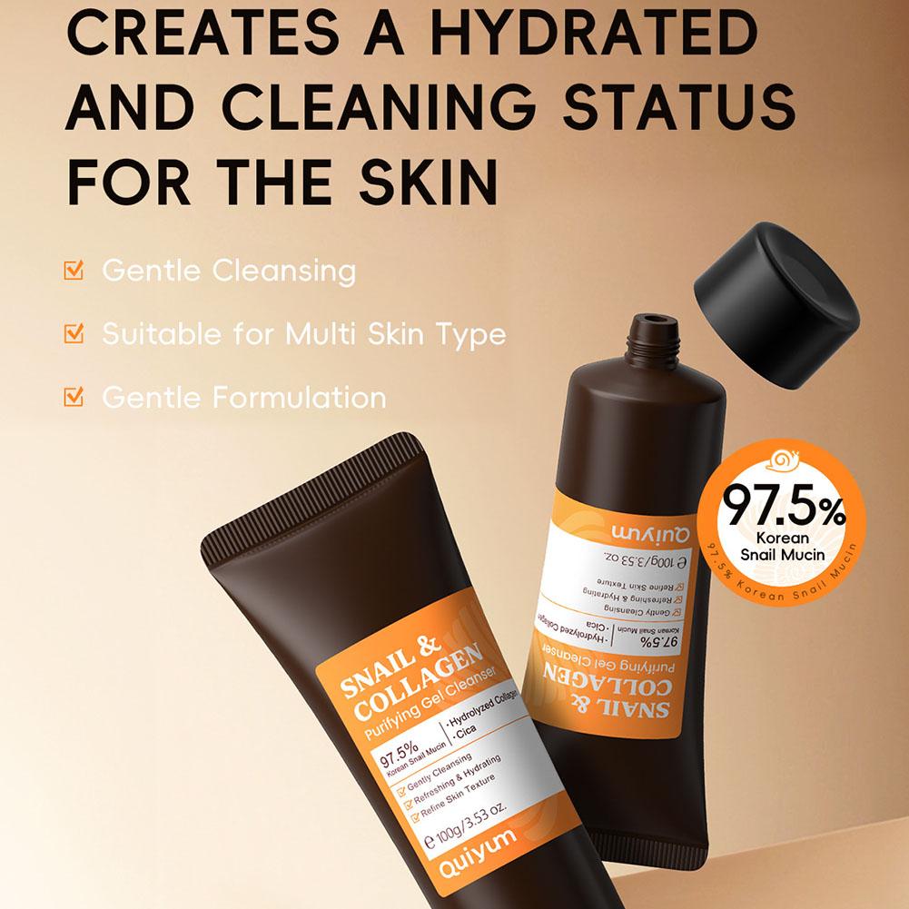 Quiyum Snail & Collagen Facial - Snail Cream Gel review and price