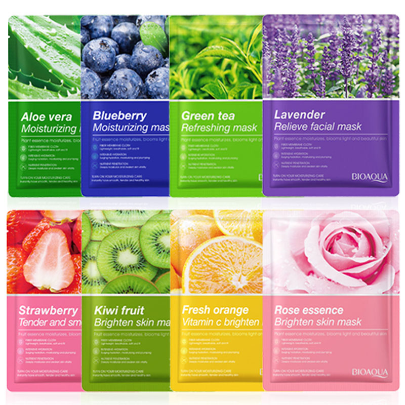 8pcs Natural Plant Face Mask B - Bentonite Clay Mask review and price