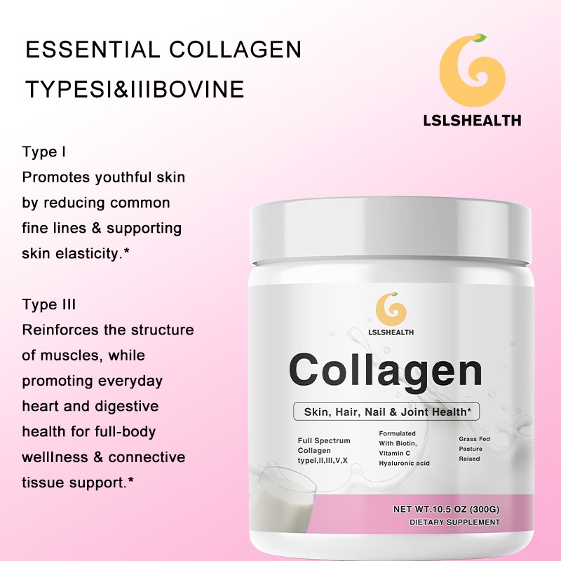 Multi collagen powder, types I - Vitamin C Powder review and price