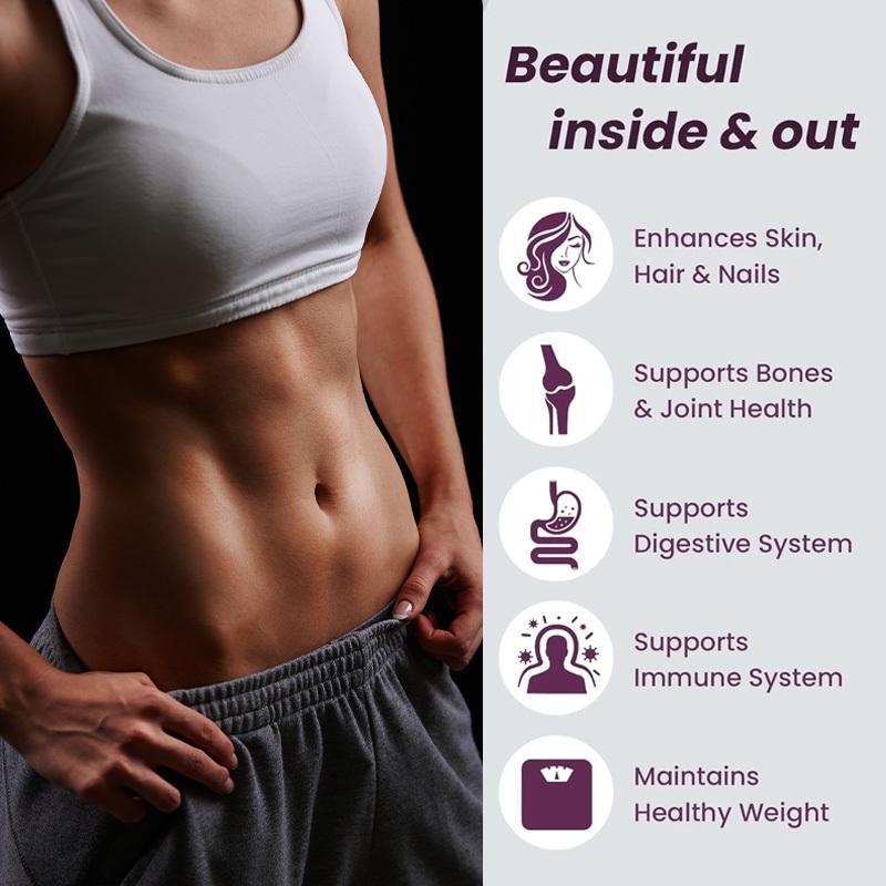 Multi collagen powder, types I - Vitamin C Powder review and price