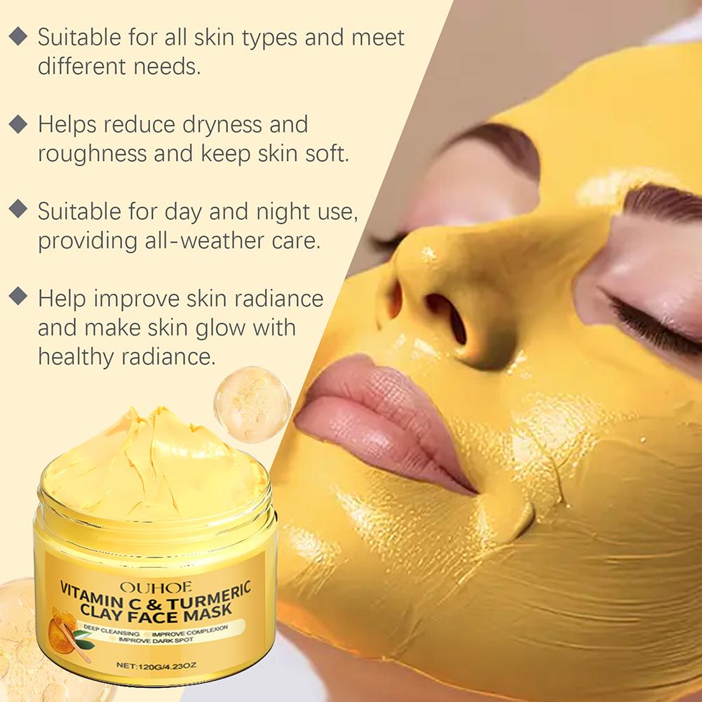 Turmeric Vitamin C Clay Mask C - Bentonite Clay Mask review and price