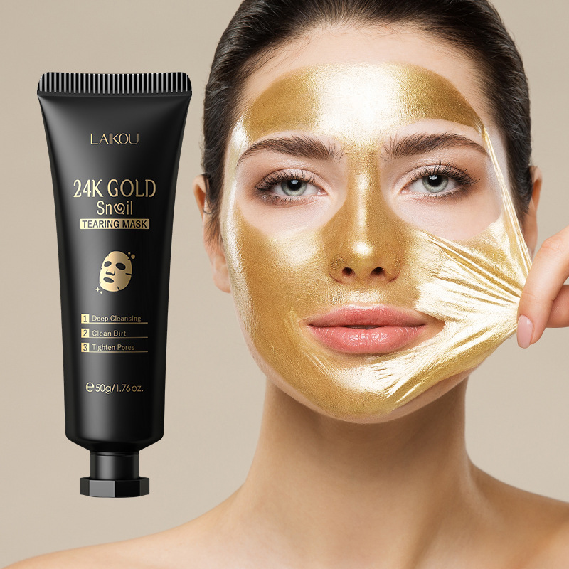 LAIKOU 24K Gold Sakura Peeling - Snail Cream Gel review and price
