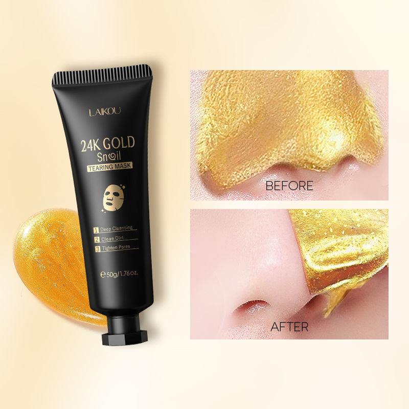 LAIKOU 24K Gold Sakura Peeling - Snail Cream Gel review and price