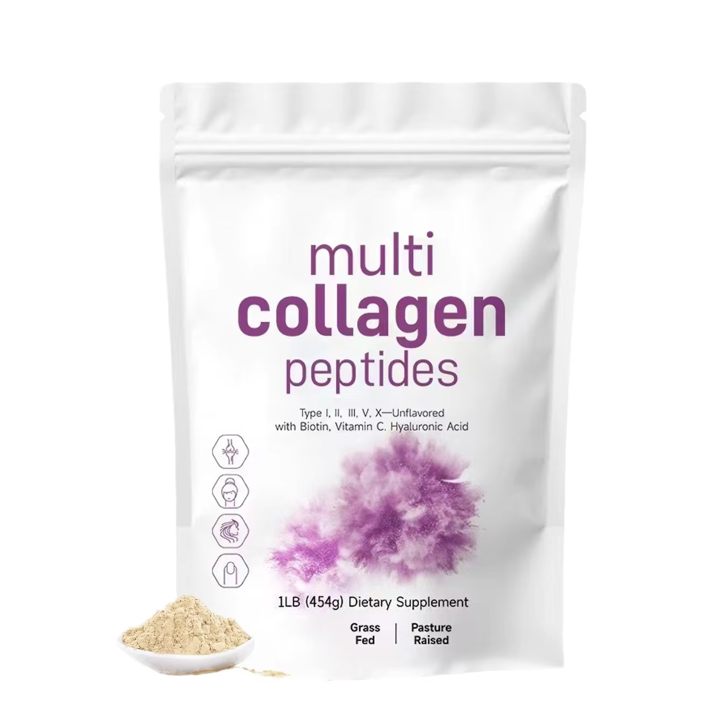 454G Multi Collagen Peptides P - Vitamin C Powder review and price